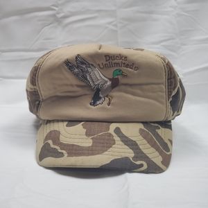 Vintage Ducks Unlimited Camo Hat